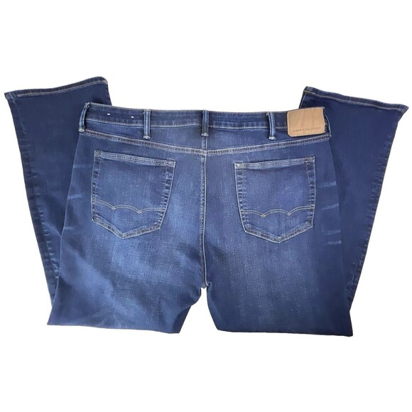 American Eagle Jeans Mens 42 X 32 Blue Stretch Airflex Denim Relaxed Straight - Picture 6 of 6